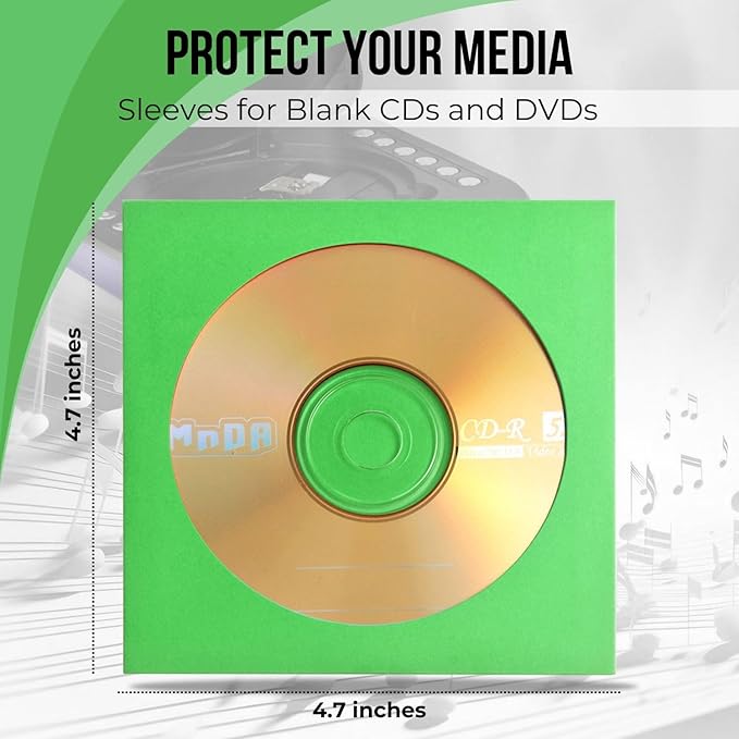 Flexzion DVD CD Sleeves 100 Pack - Image 7
