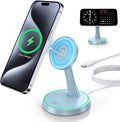 Magnetic Wireless Charger Stand 15W Fast Mag-Safe Charger by Verticalmagneticcharging