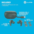 JLab Go Pods ANC True Wireless Bluetooth Earbuds & Charging Case, Hybrid Active - Image 8