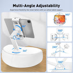 AboveTEK Tablet Pillow Stand for Bed, Hands-Free 360° Adjustable iPad Pillow - Image 6