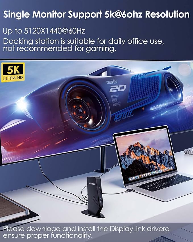 WAVLINK Universal Laptop Docking Station - Image 3