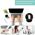 Mouse Pad with Wrist Support, Ergonomic Mouse Pad with Memory Foam Wrist Rest - Image 5