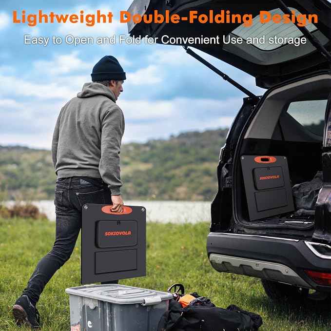 N-Type 16BB 100W Portable Solar Panel 18V Mono ETFE Foldable Solar Panel - Image 5