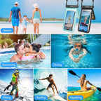 Double Space Waterproof Phone Pouch, 2 Pack Waterproof Phone Case - Image 6
