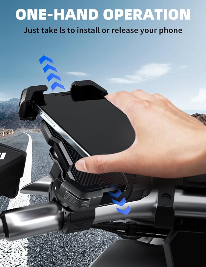 Bike Phone Holder, 360° Adjustable Motorbike Phone Holder - Image 4