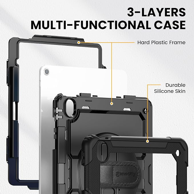 timecity for iPad Air 13 Inch Case M3 2025/ M2 2024, 360° Rotating Stand - Image 8