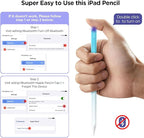 Stylus Pencil for iPad 2018-2024, 15Mins Fast Charge, Palm Rejection, Tilt - Image 6
