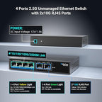 6 Ports 10Gb Unmanaged Ethernet Switch - Image 2