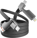4 in 1 Charging Cable Fast Charging 65W, USB C Cable 4-in-1 USB Multi Charging by MPATIBY