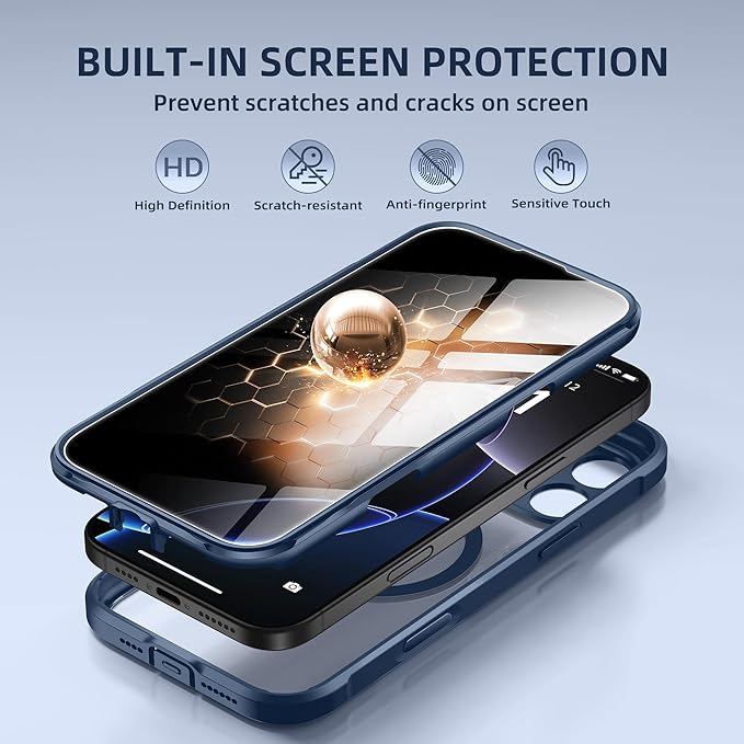 BERFY Magnetic for iPhone 16 Pro Case, Compatible - Image 4