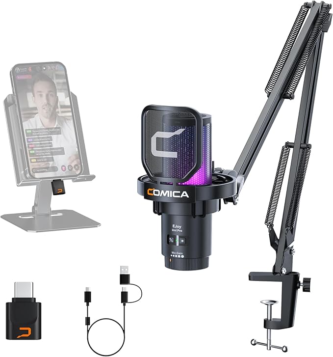 Comica EJoy Uni Pro Wireless USB Condenser Gaming by COMICA