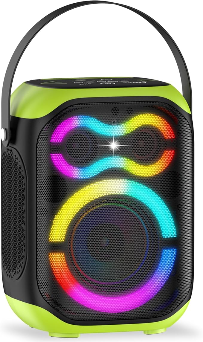 Portable Bluetooth Speakers 80W Big Powerful Wireless Outdoor Loud Stereo Deep by KaraokeMachinePartySpeaker