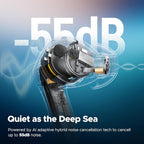 SoundPEATS Air5 Pro Adaptive Hybrid Noise Cancelling Wireless Earbuds, Qualcomm - Image 3