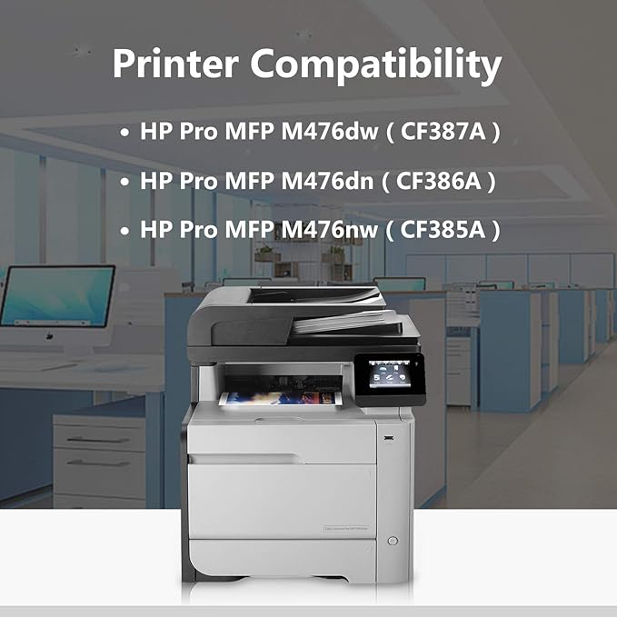 4 Pack 312A | CF380A CF381A CF382A CF383A Remanufactured Toner Cartridge - Image 3