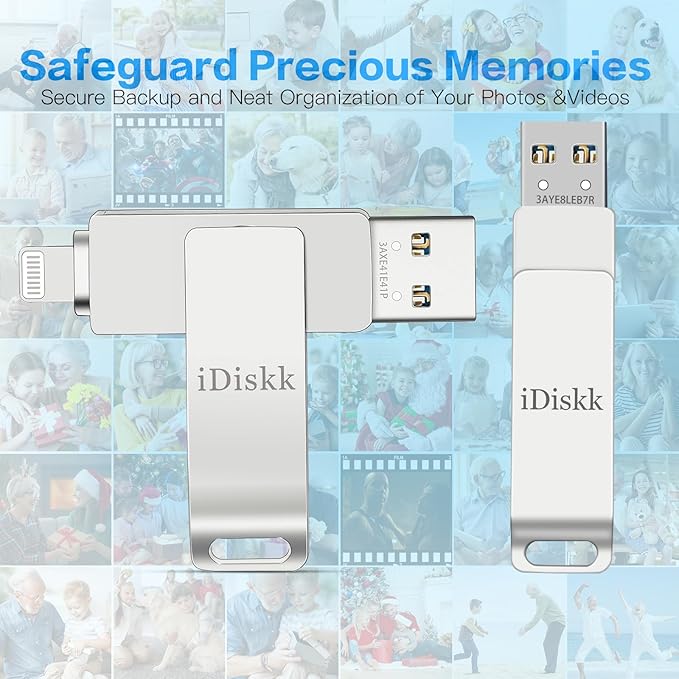 App-le Mfi Certified 128GB iDiskk iPhone Flash Drive, - Image 6