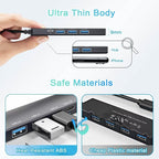 USB C Hub with USB C Powered/Data Port, USB Extender - Image 7