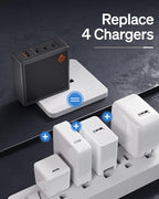 SlimQ 100W USB C Charger PD3.0 Quick Charging Station Block USB Type C Wall - Image 2