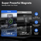 15W Magnetic Car Mount Wireless Charger - Image 4