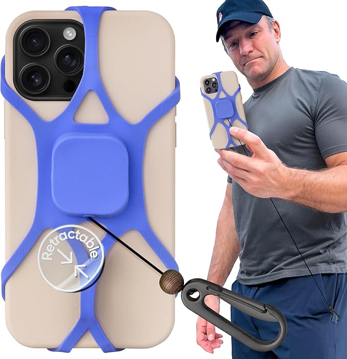 Pulpo Phone Leash Ash Lavender Fits Smartphones Up to 6.8" by Pulpo