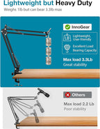 InnoGear Webcam Stand, Boom Arm Mount Stand - Image 5