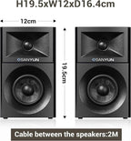 SW203 4.0 Computer Speakers - 60W 4-Way DSP Control 3D Immersive Sound - 3" - Image 2
