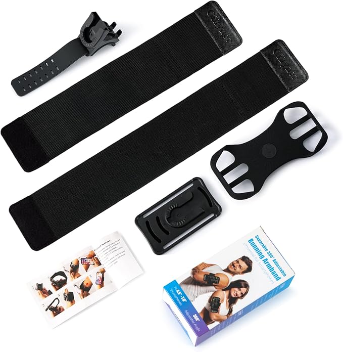 Cikyner Running Armband, 3 in 1 Running Phone Holder Sports Armband Bicycle - Image 6