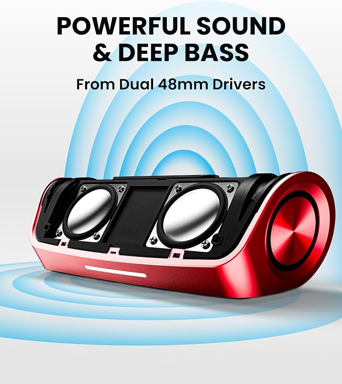 Cleer Scene Portable Bluetooth Speaker, IPX7 Waterproof, Powerful Sound and - Image 8