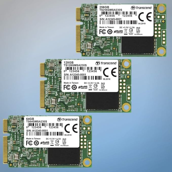 Transcend 64GB SATA III 6GB/S MSA230S mSATA SSD 230S Solid State Drive - Image 4