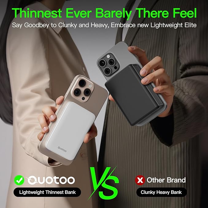 2025 Magnetic 15W Power Bank for iPhone, 5000mAh Magsafe Battery Pack - Image 6