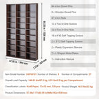 VEVOR Media Storage Cabinet, 9-Layer DVD Shelf Holds up to 756 CDs, Adjustable - Image 3