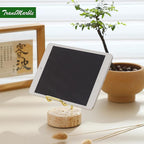Marble Phone Stand with Metal Holder, Charging Available While Using, Swipe Up - Image 3