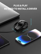 TECKNET USB Wired Mouse, 6-Button Corded Mouse - Image 6