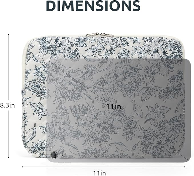 Puffy Laptop Sleeve 13-15.6 Inch Cute Quilted Laptop Protective Case Padded - Image 7