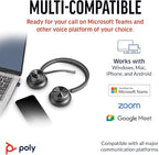 Poly Voyager 4320 UC Wireless Headset & Charge Stand - Image 6