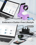 300W Wireless Charger for Samsung, Zutspzss 10 in 1 Wireless Charging Station - Image 7