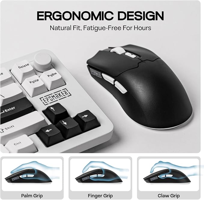 EPOMAKER Click Lite Wireless Gaming Mouse, 800 to 12, 000 DPI Adjustable - Image 4