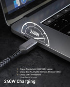 Maxonar Thunderbolt 4 Cable, Short Thunderbolt Cable 40Gbps - Image 4