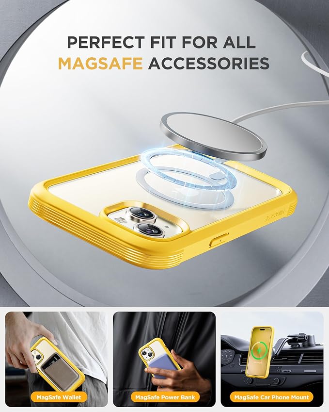Miracase Glass Series for iPhone 15 Case Full-Body Magnetic Case - Image 7