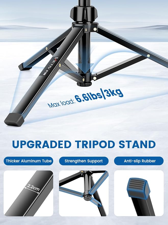 Phone Tripod, Stable & Adjustable Tall, Suit - Image 2