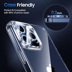 UniqueMe for 3 Pack iPhone 15 Pro/iPhone 15 Pro Max Camera Lens Protector - Image 6