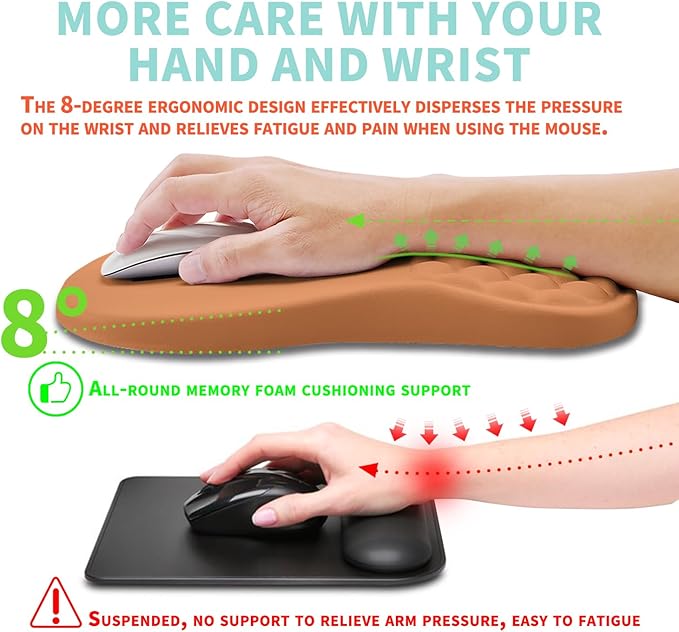 Ergonomic Mouse Pad Wrist Support - Image 4