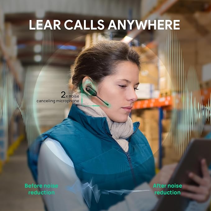Yealink DECT Wireless Headset WH63, Mono Single Ear Office Headset - Image 3