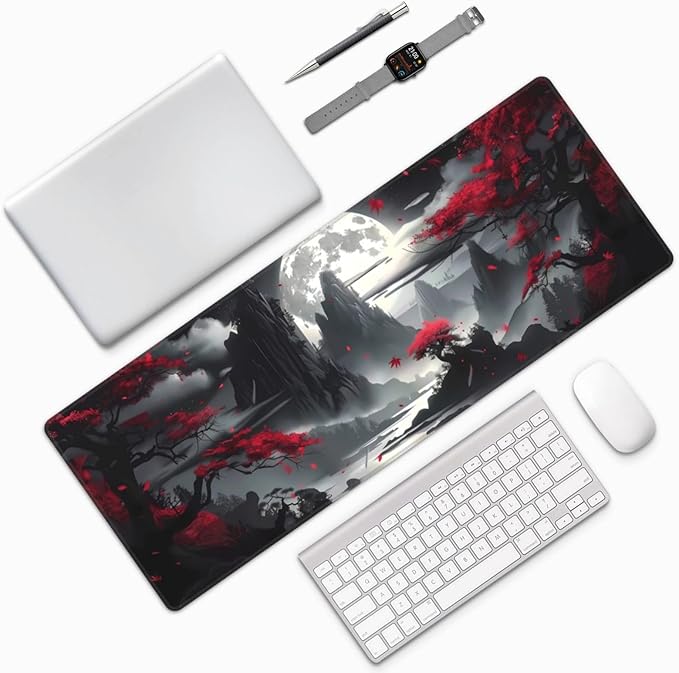Gaming Mouse Pad Desk Pad, Extended Big Mouse Pad, 31.5x11.8 Inch Long Computer - Image 9