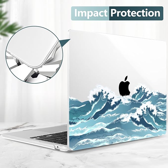 TWOLSKOO for M4 MacBook Air 13.6 inch Case 2025-2022 Release M4 A3240 M3 A3113 - Image 6
