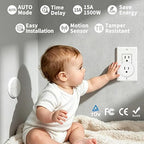 NineLeaf Wireless Motion Sensor Plug, PIR Sensor Outlet - Image 7