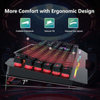 AULA Gaming Keyboard, T102 104 Keys Gaming Keyboard and Mouse Combo - Image 3