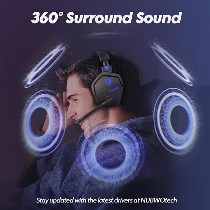 NUBWO G06 Dual Wireless Gaming Headset - Image 4