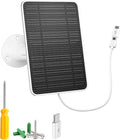 Solar Panel for Security Camera, 5W USB Solar Panel for DC 5V Security Camera by WININMETA