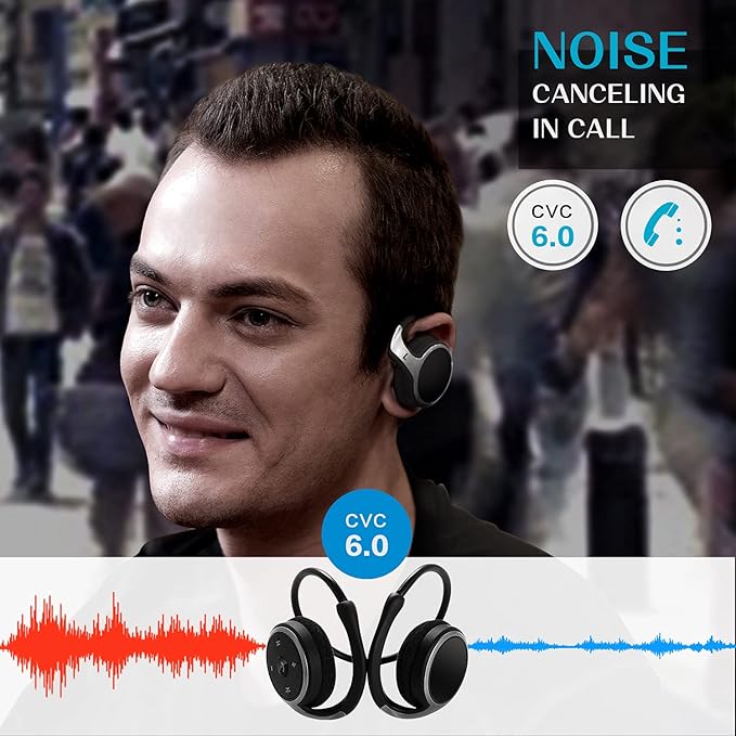 Small Bluetooth Headphones Wrap Around Head - Image 5