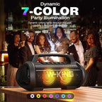 W-KING Portable Speakers Bluetooth Wireless, 120W Max Loudest Bluetooth Speaker - Image 6